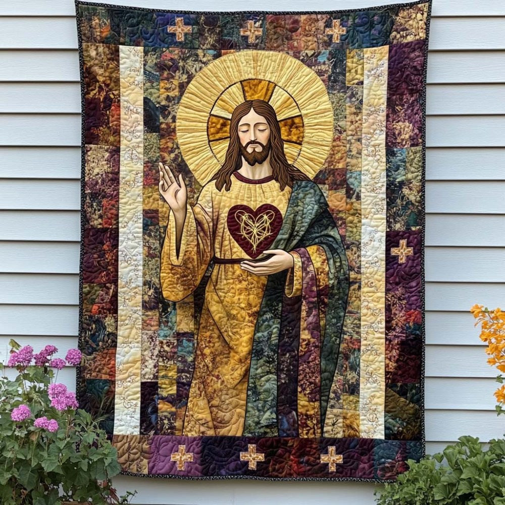 Christ Is King Quilted Blanket Christmas Throw Blanket Black Cat Themed Gifts - Marykun
