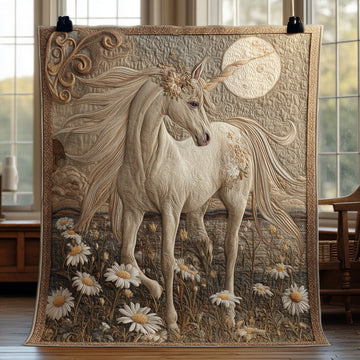 Crystal Unicorn Quilted Blanket Christmas Room Decor Gifts For Deer Hunters - Marykun