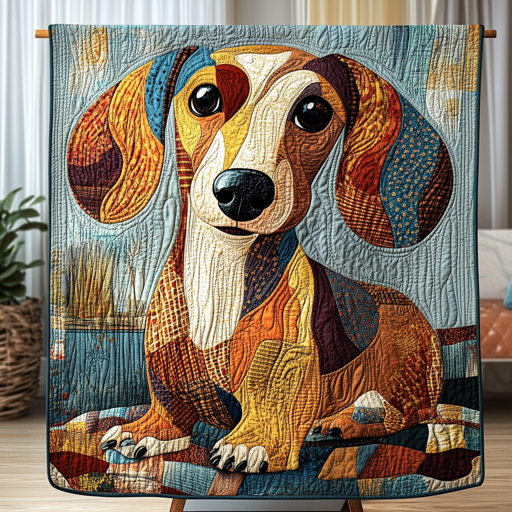 Cute Canine Quilted Blanket Cute Bedroom Ideas Christmas Gifts For Dachshund Lovers - Marykun