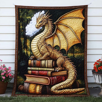 Dragon Oath Quilted Blanket Bed Christmas Decor Hummingbird Gifts For Sisters - Marykun