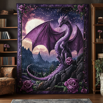 Dragon Soul Quilted Blanket Christmas Bedroom Decor Unique Dragon Gifts - Marykun
