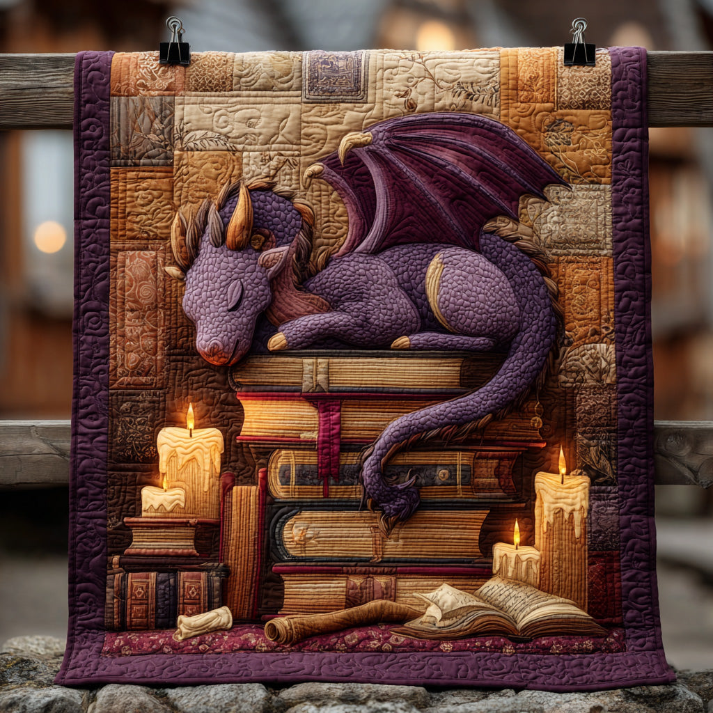 Dragon Soul Quilted Blanket Winter Decor Blanket Best Gift For Dragon Lovers - Marykun