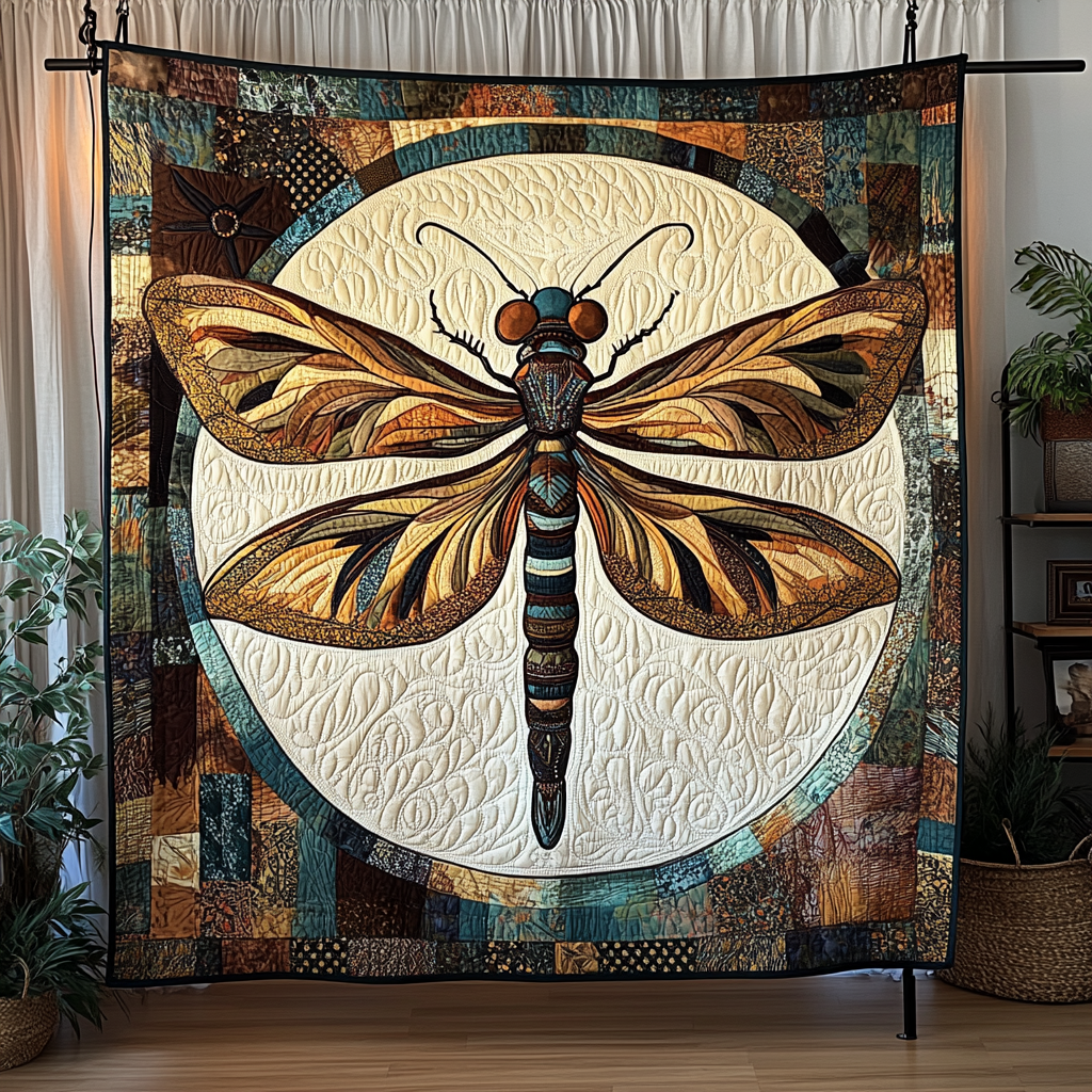 Dragonfly Breeze Quilted Blanket Nice Throw Blanket Gifts With Owls On Them - Marykun