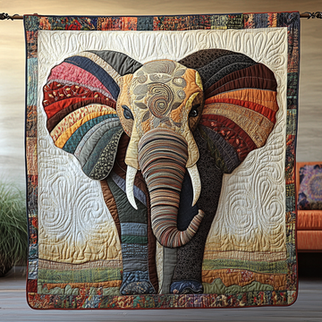 Elephant Soul Quilted Blanket Winter Decor Blanket Elephant Themed Gifts - Marykun