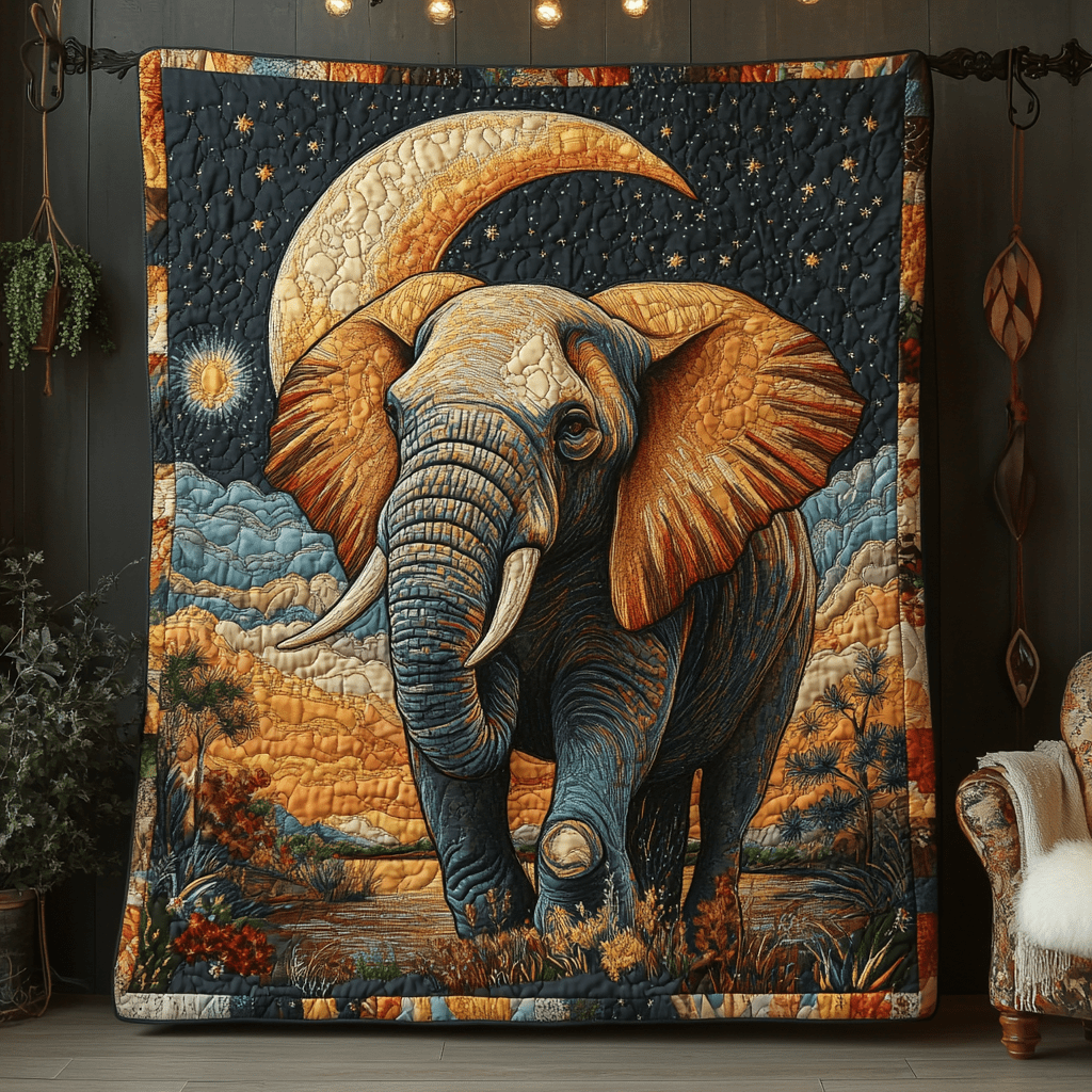 Elephant Wisdom Quilted Blanket Christmas Bedroom Decor Best Christmas Gifts For Beach Lovers - Marykun