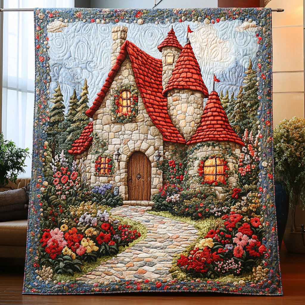Enchanted Slumber Quilted Blanket Cozy Home Bedding Good Family Gifts For Christmas - Marykun