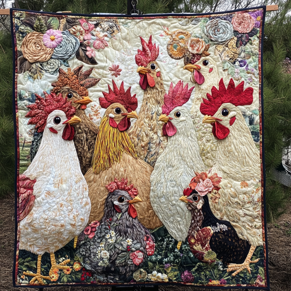 Fancy Feathers Quilted Blanket Christmas Room Decor Unique Patriotic Gifts - Marykun