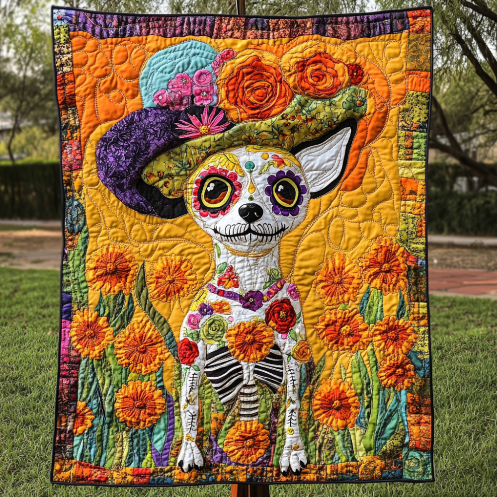 Fiesta Pup Quilted Blanket Best Couch Throw Blanket Good Family Christmas Present - Marykun