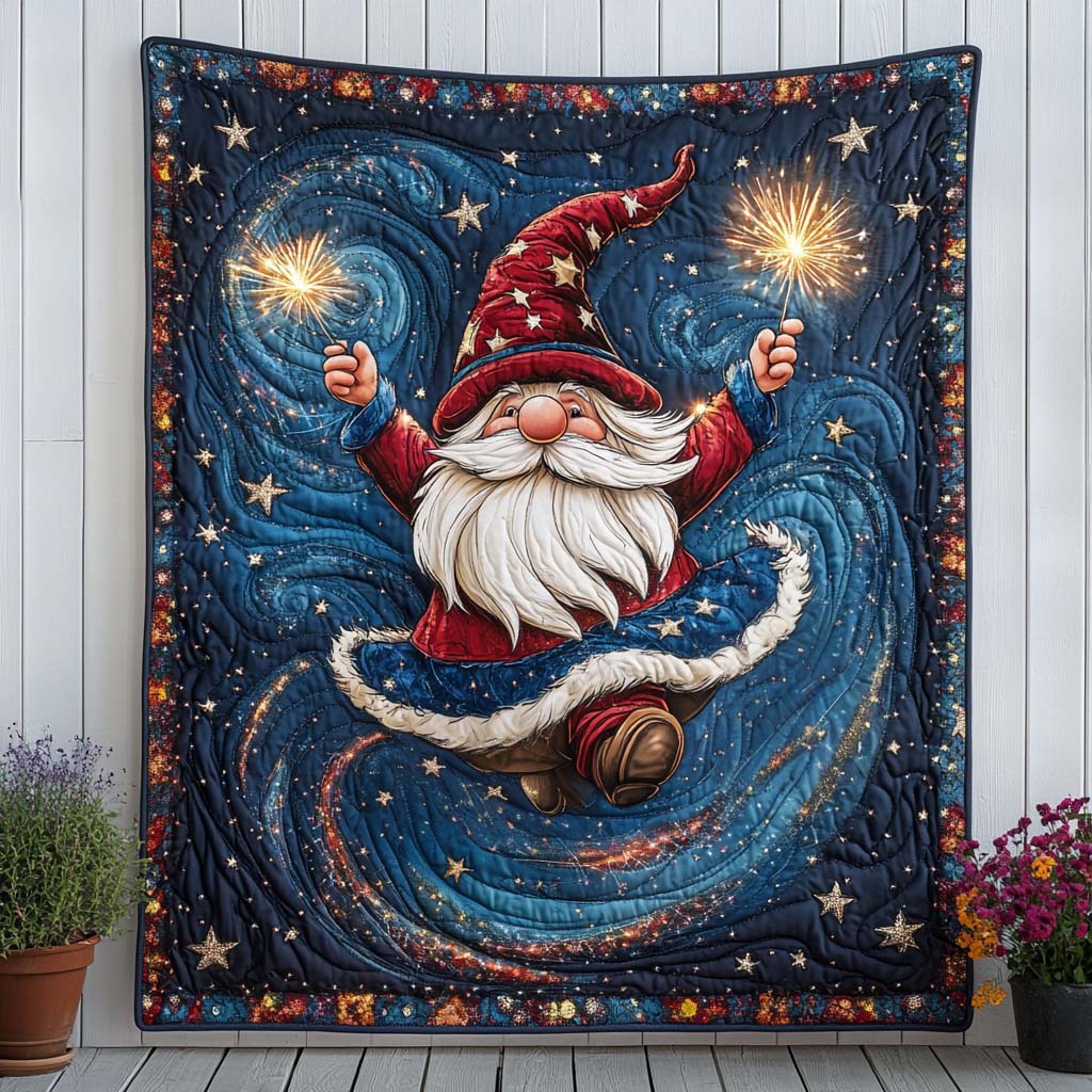 Firework Spirit Quilted Blanket Cool Throw Blanket Duck Gifts For Duck Lovers - Marykun
