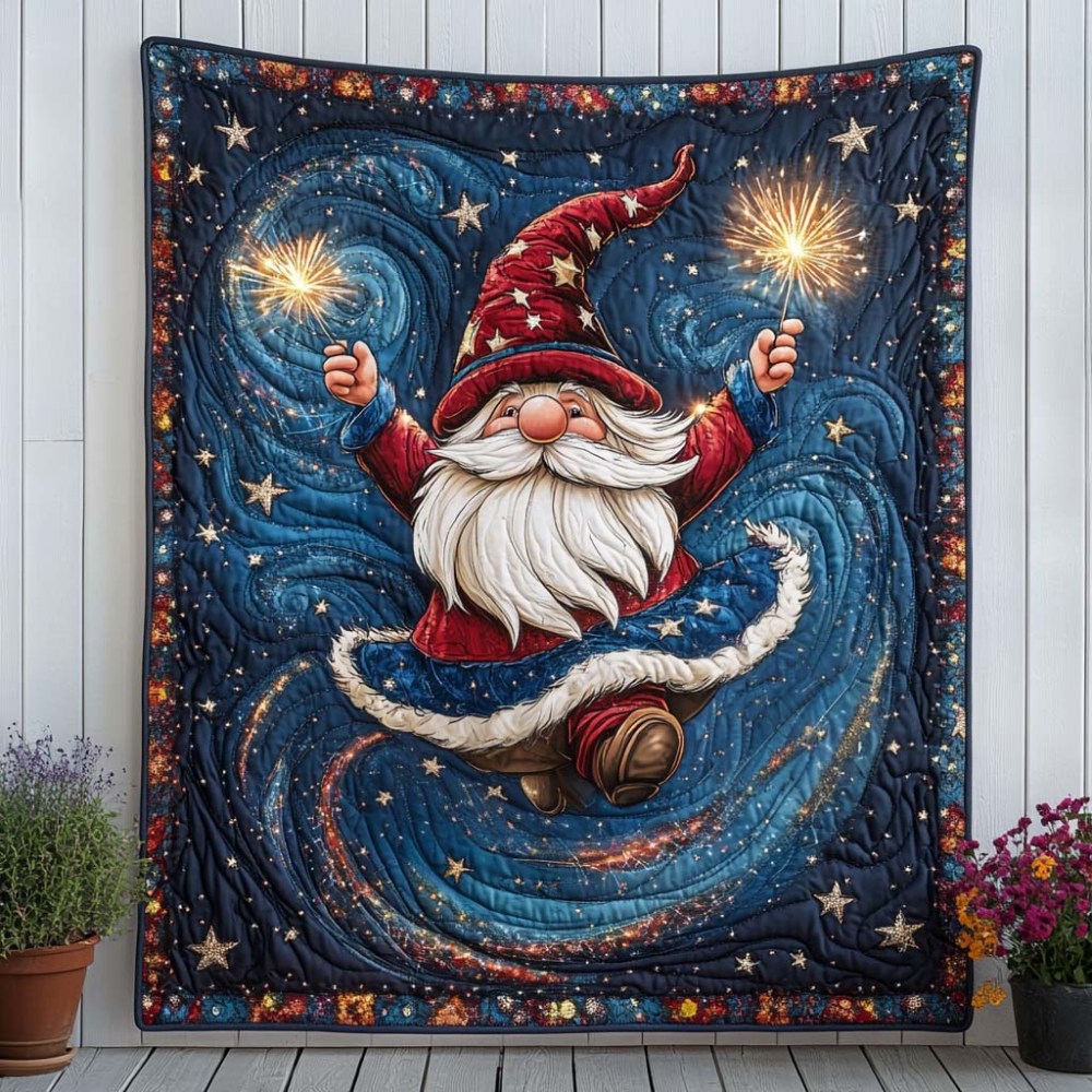 Firework Spirit Quilted Blanket Cool Throw Blanket Duck Gifts For Duck Lovers - Marykun