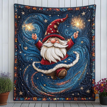 Firework Spirit Quilted Blanket Cool Throw Blanket Duck Gifts For Duck Lovers - Marykun