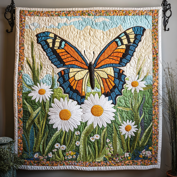 Flutter Wings Quilted Blanket Xmas Holiday Awesome Butterfly Lover Gift Ideas - Marykun