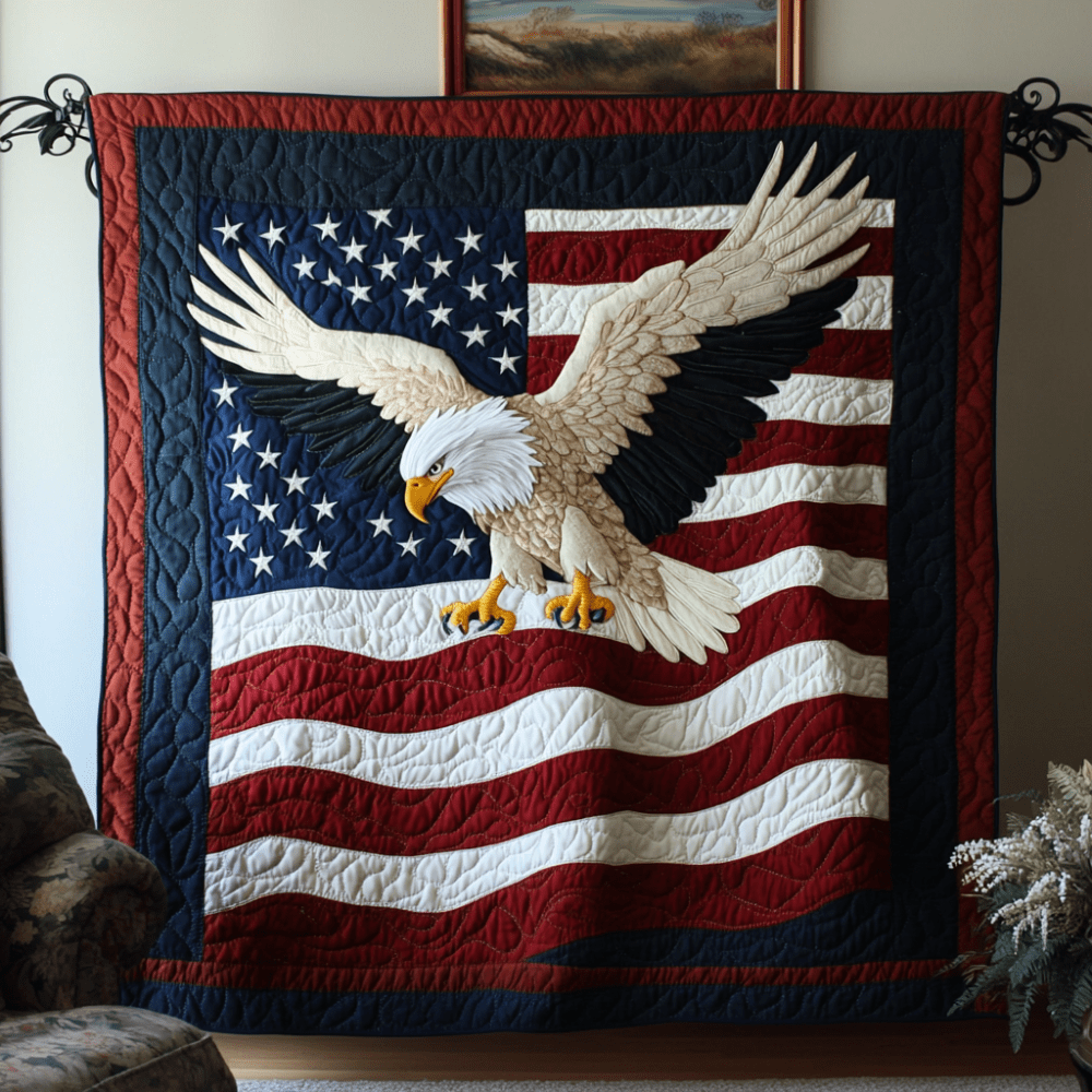 Flying Honor Quilted Blanket Bed Christmas Decor Koi Fish Merchandise - Marykun