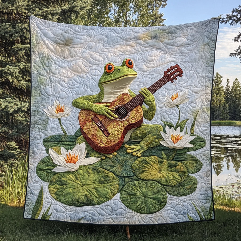 Frogs on Stage Quilted Blanket Sofa Couch Throw Blanket Good Gifts For Elephant Lovers - Marykun