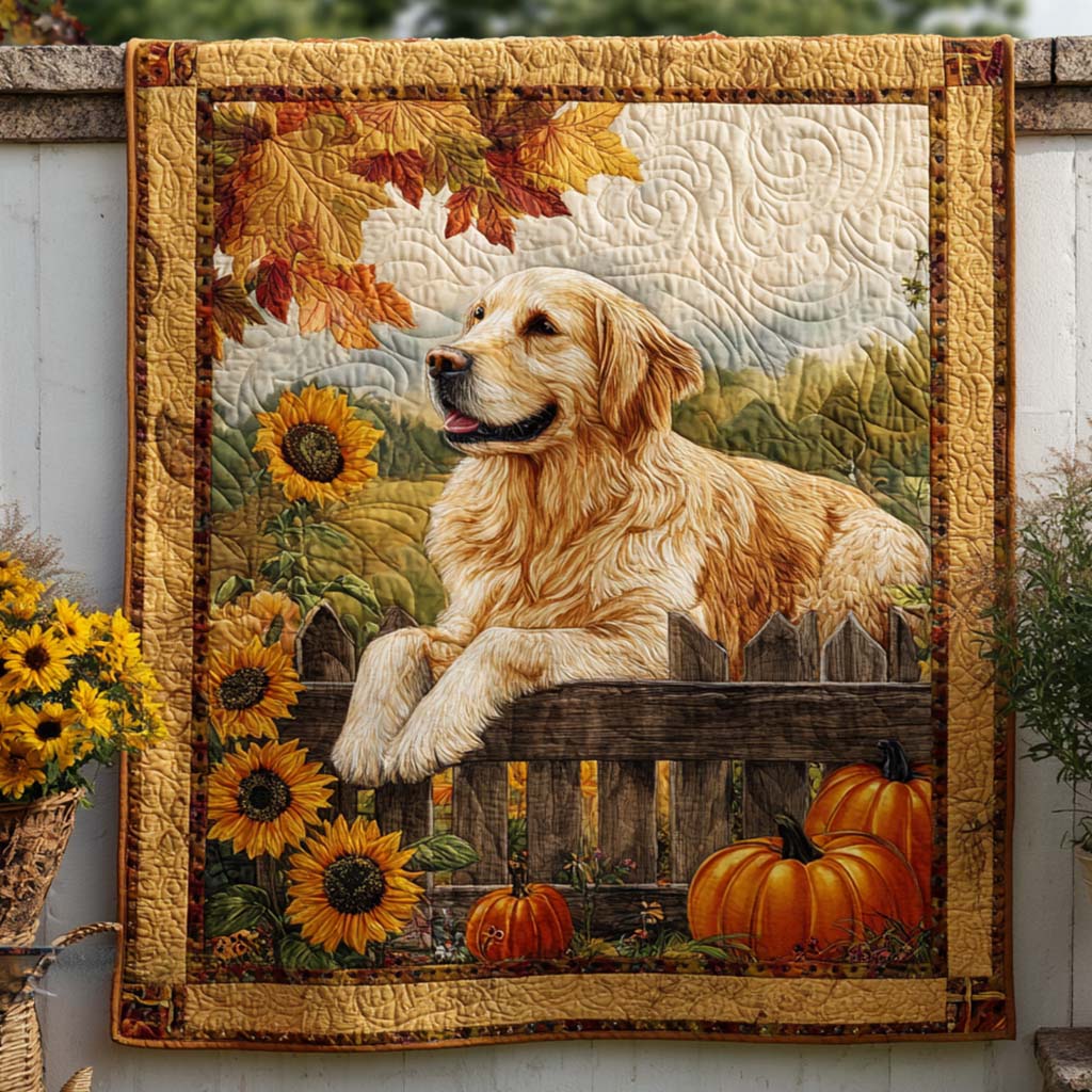 Garden Fence Quilted Blanket Fall Decor Blanket Unique Gifts For Chicken Lovers - Marykun