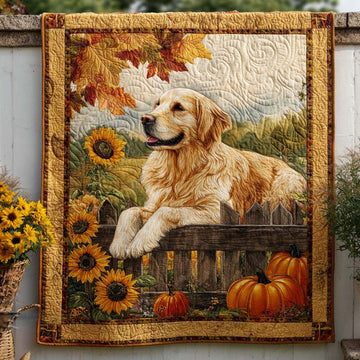 Garden Fence Quilted Blanket Fall Decor Blanket Unique Gifts For Chicken Lovers - Marykun