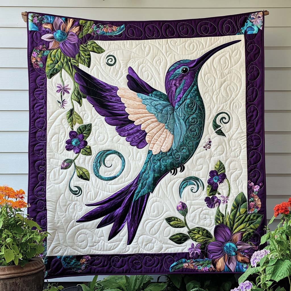 Garden Jewel Quilted Blanket Christmas Room Decor Unique Dragon Gifts - Marykun