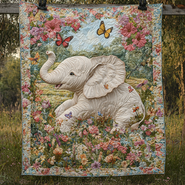 Gentle Steps Quilted Blanket Christmas Room Decor Black Women Melanin Gifts - Marykun