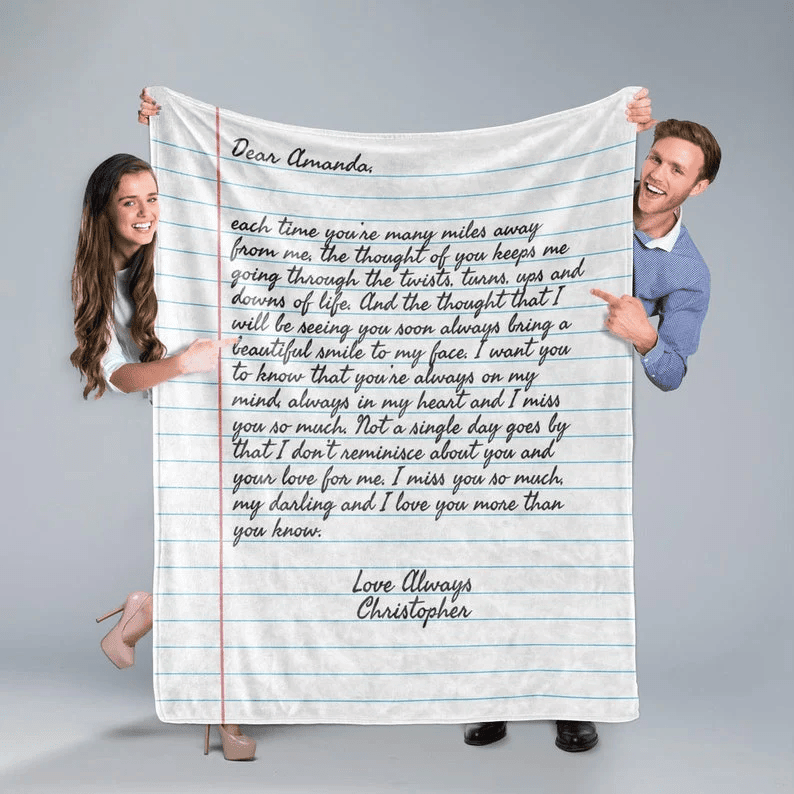 Grandma Blanket - Personalized Grandma Mimi Nana Handwriting Blanket Custom Blanket Personalized Blanket Anniversary Mothers Day Birthday Gift