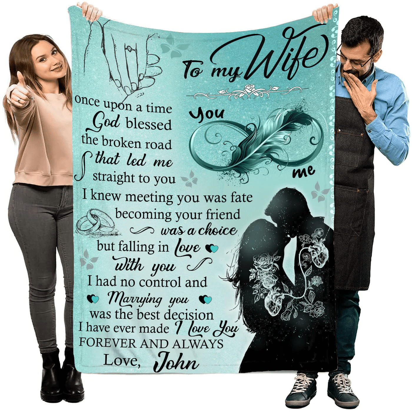 Gift For Her Wife Gifts From Husband Never Forget That I Love You Weeding Gift For Women To My Wife Super Soft Flannel Throw Blankets For Birthday Anniversary Christmas Valentines Mothers Day