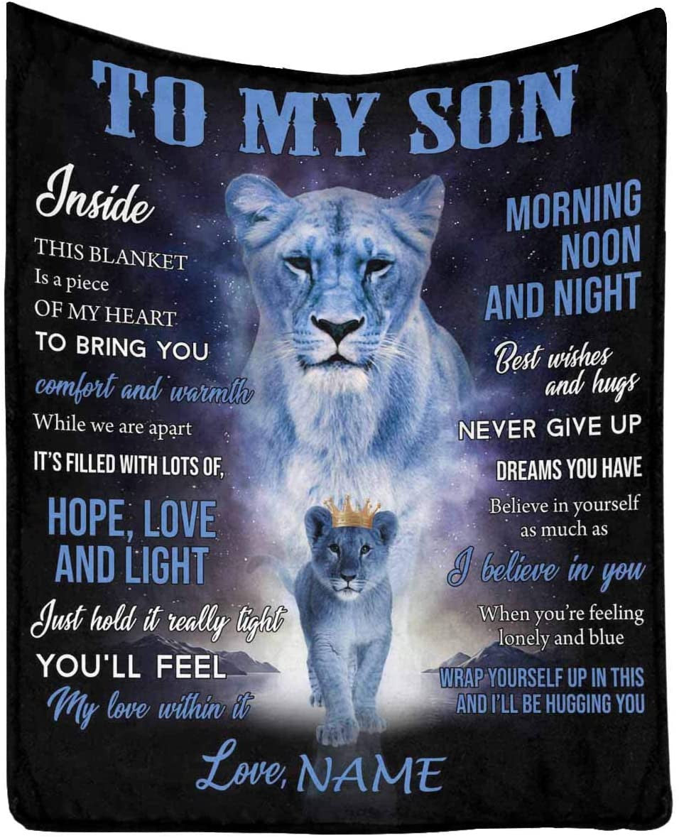 Personalized Blanket - To My Daughter/Granddaughter - Bear Blanket Present For Valentines Mothers Day Christmas Graduation Anniversary Wedding