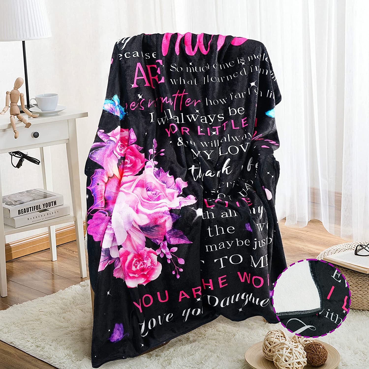 Mom Blanket Mothers Day Blanket Gifts Personalized Summer Blankets for Women Gift to My Mom