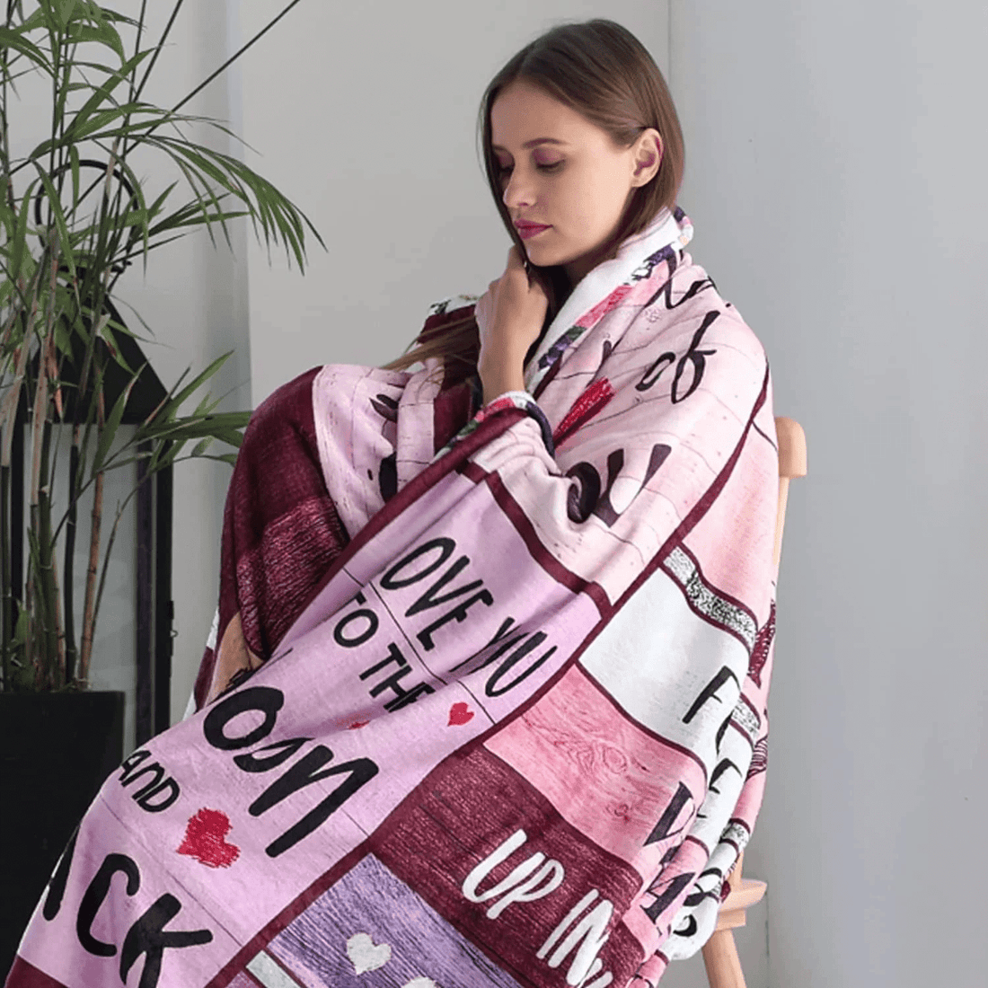 Blankets for Mom, Mothers Day Birthday Gifts for Mom Gifts from Daughter, Birthday Gifts for Mom I Love You Mom Blanket