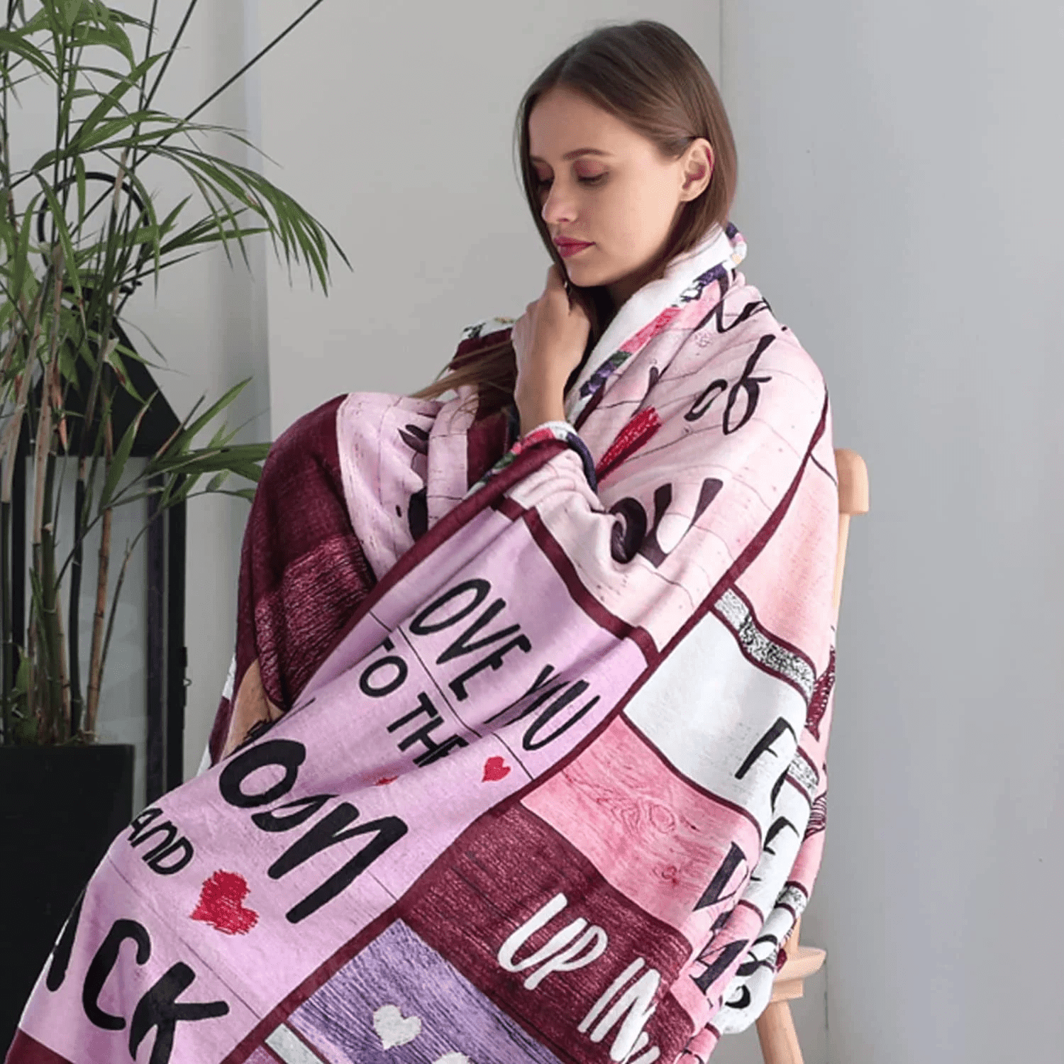 Blankets for Mom, Mothers Day Birthday Gifts for Mom Gifts from Daughter, Birthday Gifts for Mom I Love You Mom Blanket