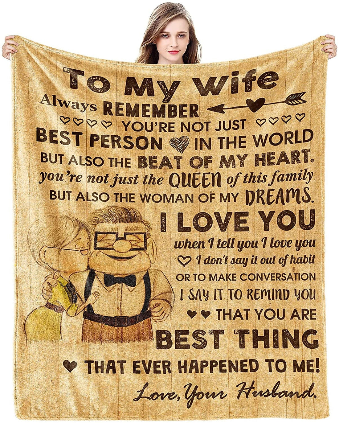 To My Wife Gifts From Husband That You Are The Best Thing Throw Blankets Gift Ideas For Birthday Christmas Valentines Mothers Day