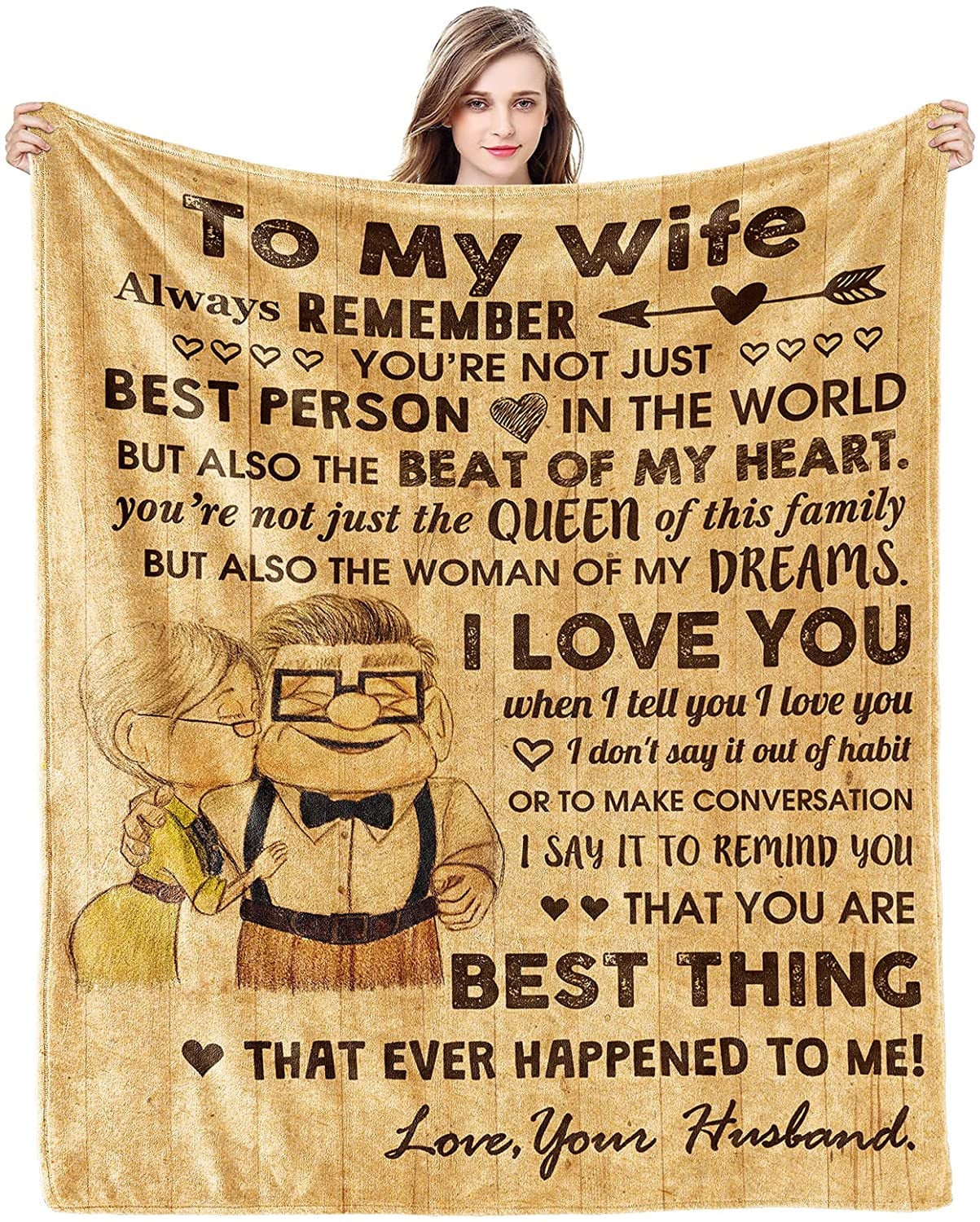 To My Wife Gifts From Husband That You Are The Best Thing Throw Blankets Gift Ideas For Birthday Christmas Valentines Mothers Day