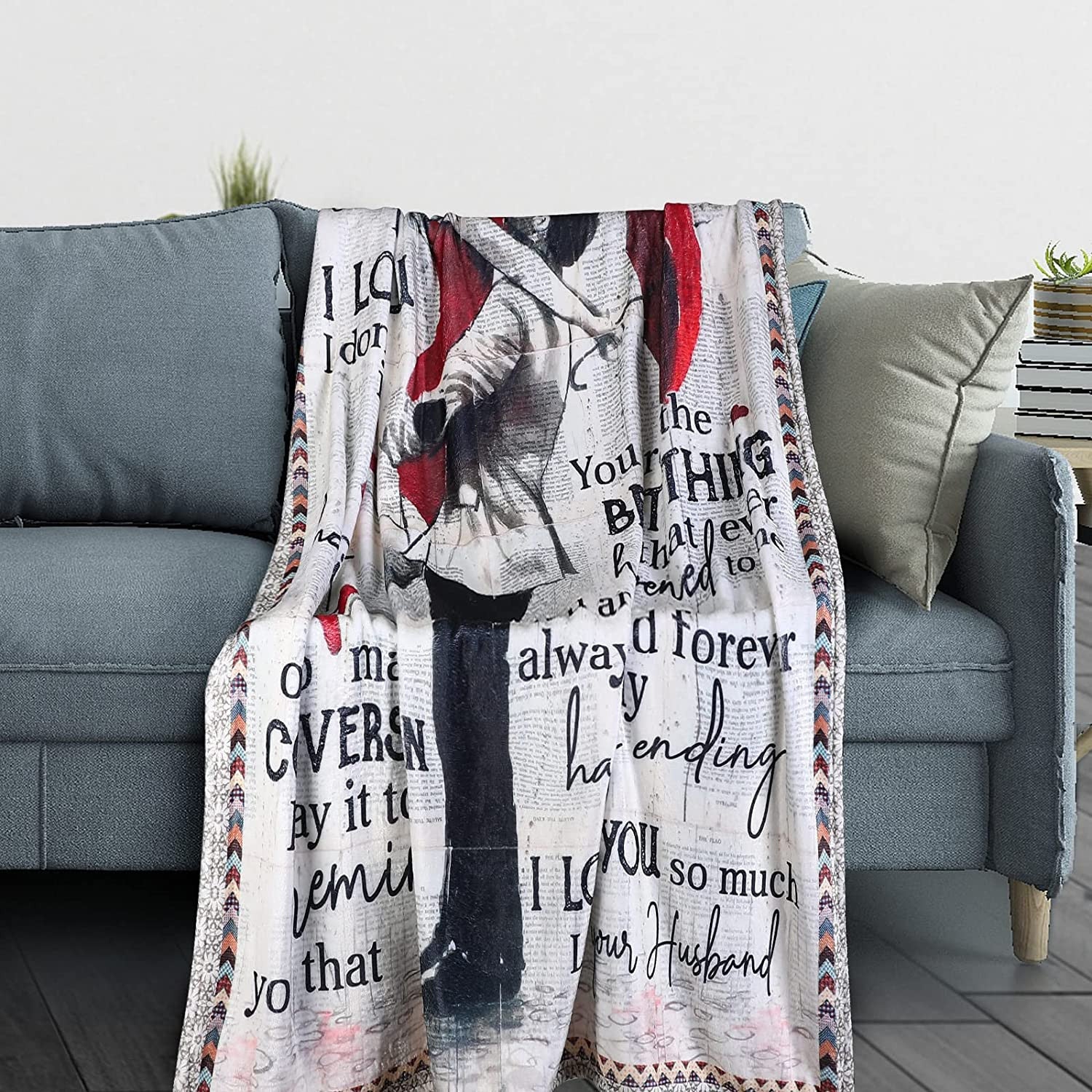 To My Wife Blanket Mothers Day Anniversary Birthday Gifts For Wife From Husband Best Birthday Gifts For Wife Fleece Sherpa Blanket