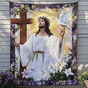 God Promise Quilted Blanket Bedroom Xmas Decor Christmas Presents For Christians - Marykun