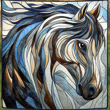 Golden Gallop Quilted Blanket Best Couch Throw Blanket Gifts For The Horse Lover Woman - Marykun