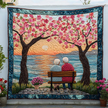 Golden Years Quilted Blanket Best Couch Throw Blanket Couple Gifts For Him - Marykun