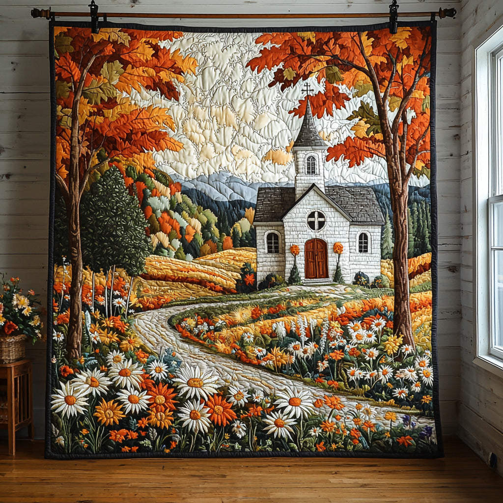 Grace Garden Quilted Blanket Best Couch Throw Blanket Christian Christmas Gifts For Friends - Marykun
