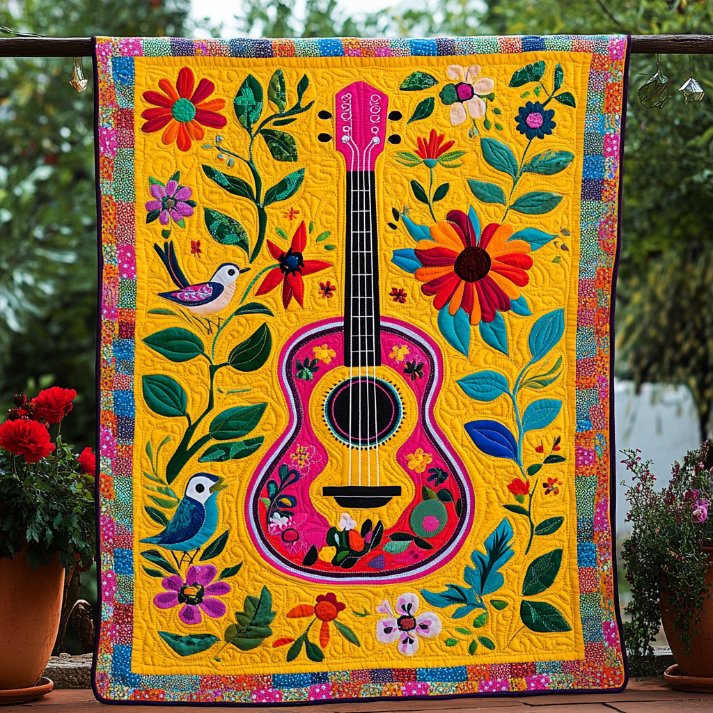 Harmony Vine Quilted Blanket Best Couch Throw Blanket Mexican Gift Items - Marykun