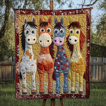Hay Hugs Quilted Blanket Cute Bedroom Decor Cat Gifts For Xmas - Marykun