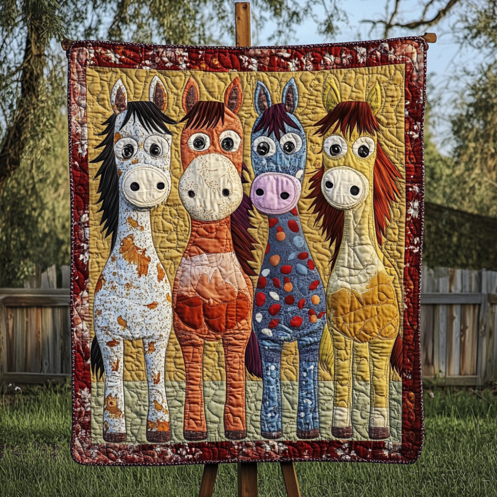 Hay Hugs Quilted Blanket Cute Bedroom Decor Cat Gifts For Xmas - Marykun