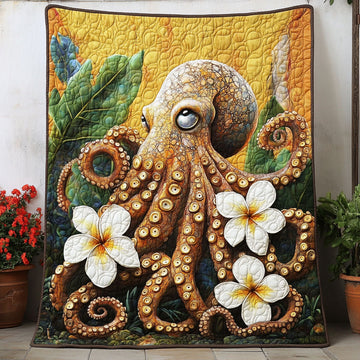 Inkspire Creature Quilted Blanket Bedroom Xmas Decor Octopus Novelty Gifts - Marykun