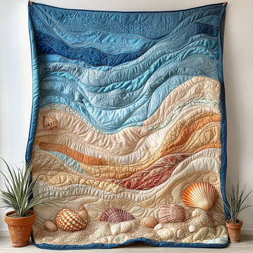 Island Bloom Quilted Blanket Christmas Bedroom Decor Cow Lover Gift Ideas - Marykun