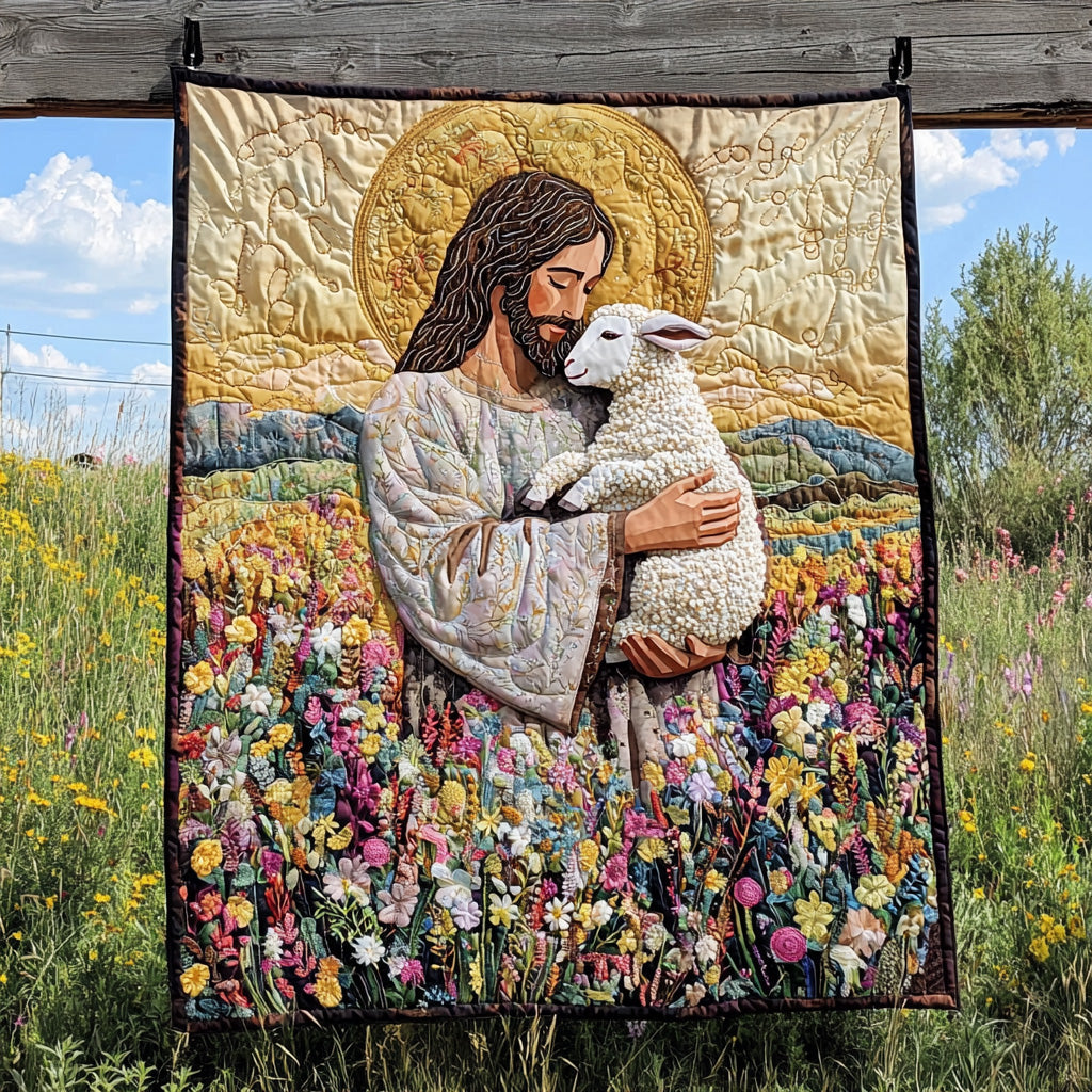 Jesus The Savior Quilted Blanket Cute Throw Blanket Best Hummingbird Christmas Gifts - Marykun