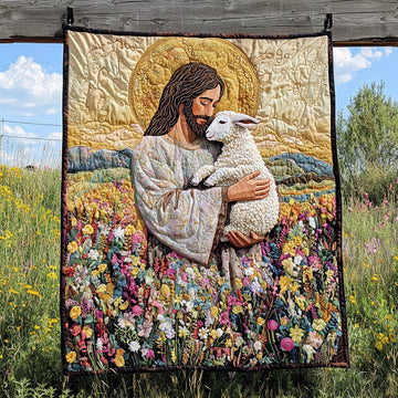 Jesus The Savior Quilted Blanket Cute Throw Blanket Best Hummingbird Christmas Gifts - Marykun