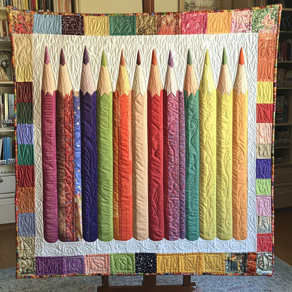 Learning Lines Quilted Blanket Cute Bedroom Decor Back To School Gifts For Students - Marykun