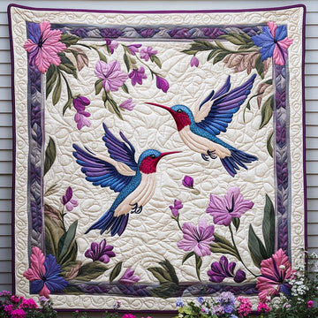 Lush Wingspan Quilted Blanket Christmas Holiday Hummingbird Birthday Gift Ideas - Marykun
