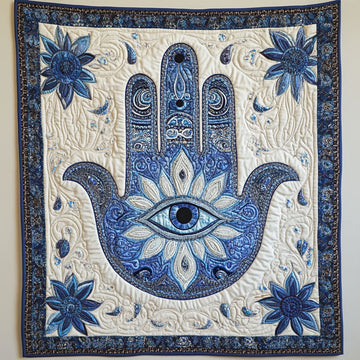 Mandala Power Quilted Blanket Cute Bedroom Decor Lotus Gifts For Women - Marykun