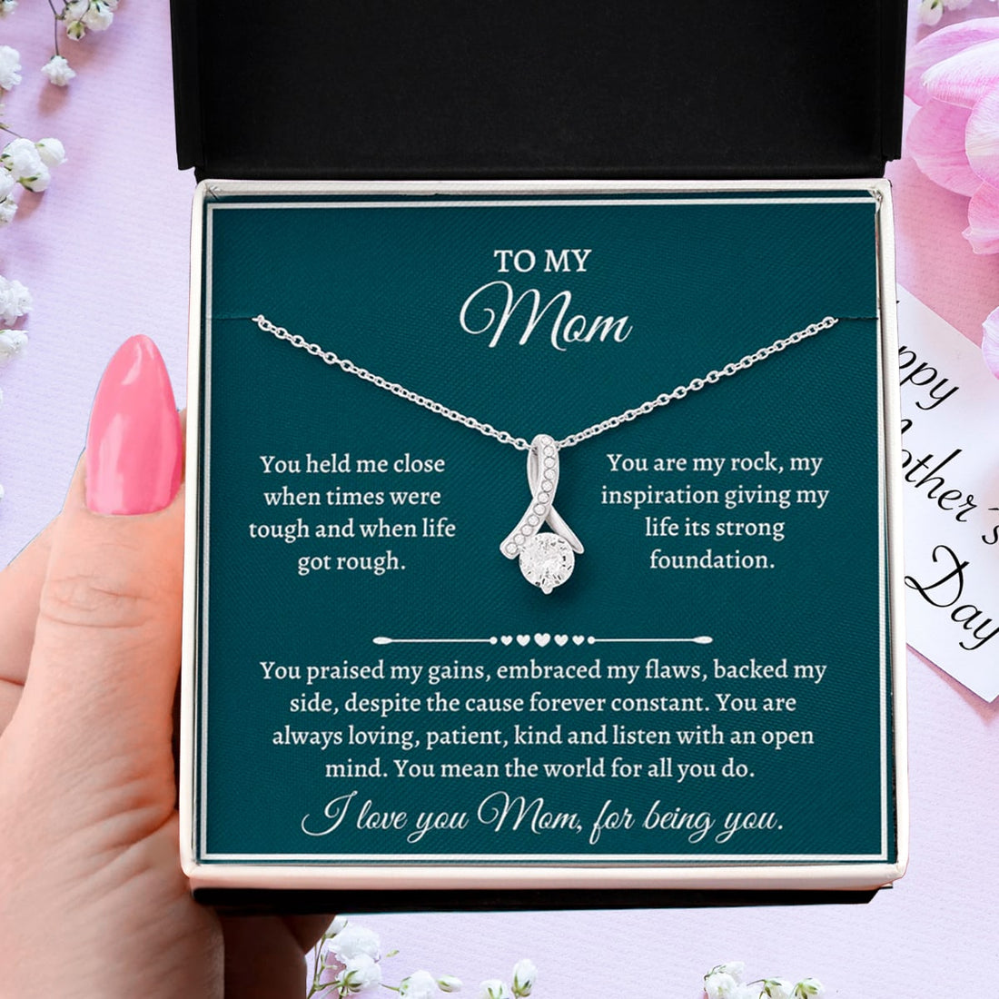 Gift for Mom - You are my rock, my inspiration...