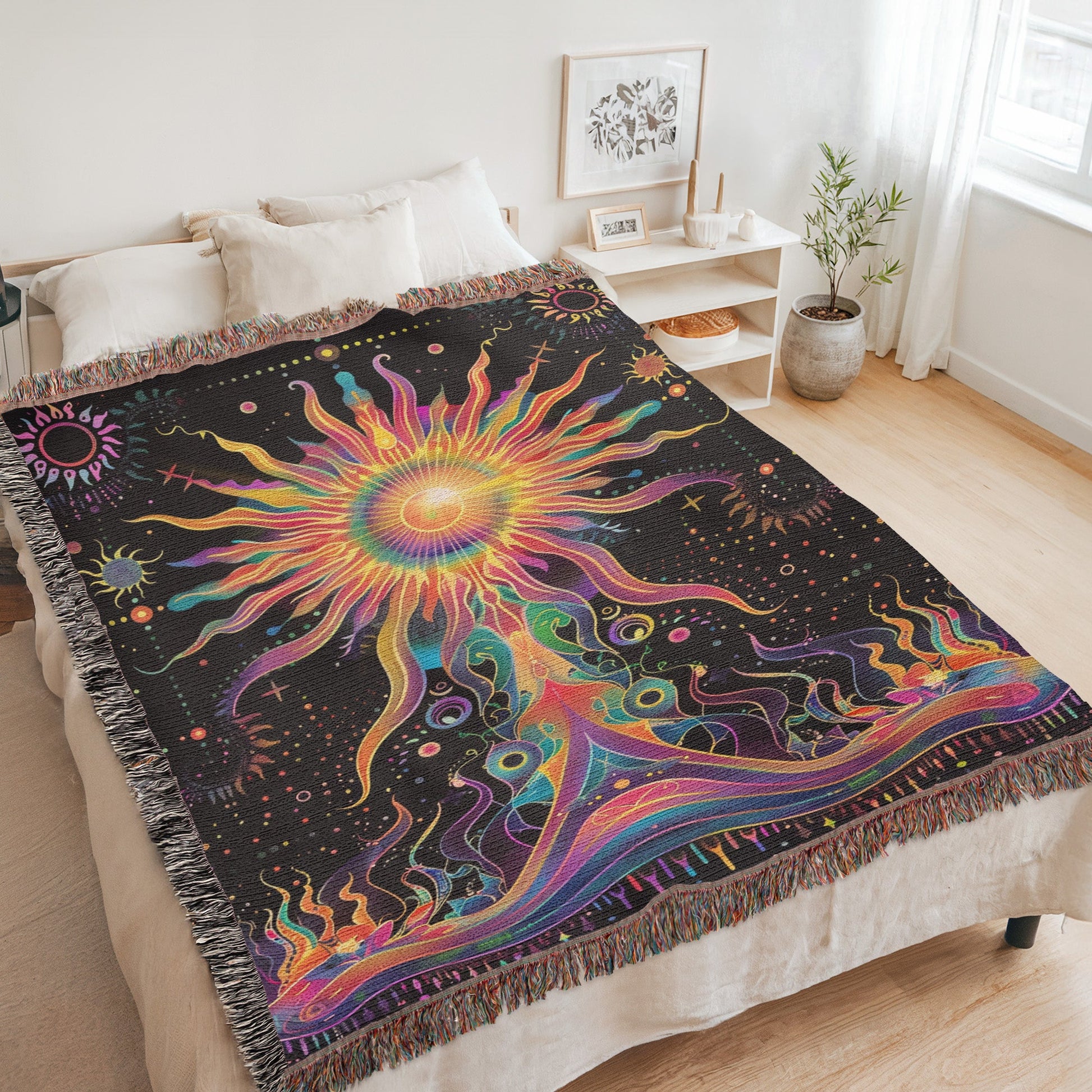 Sun Peace Woven Blanket