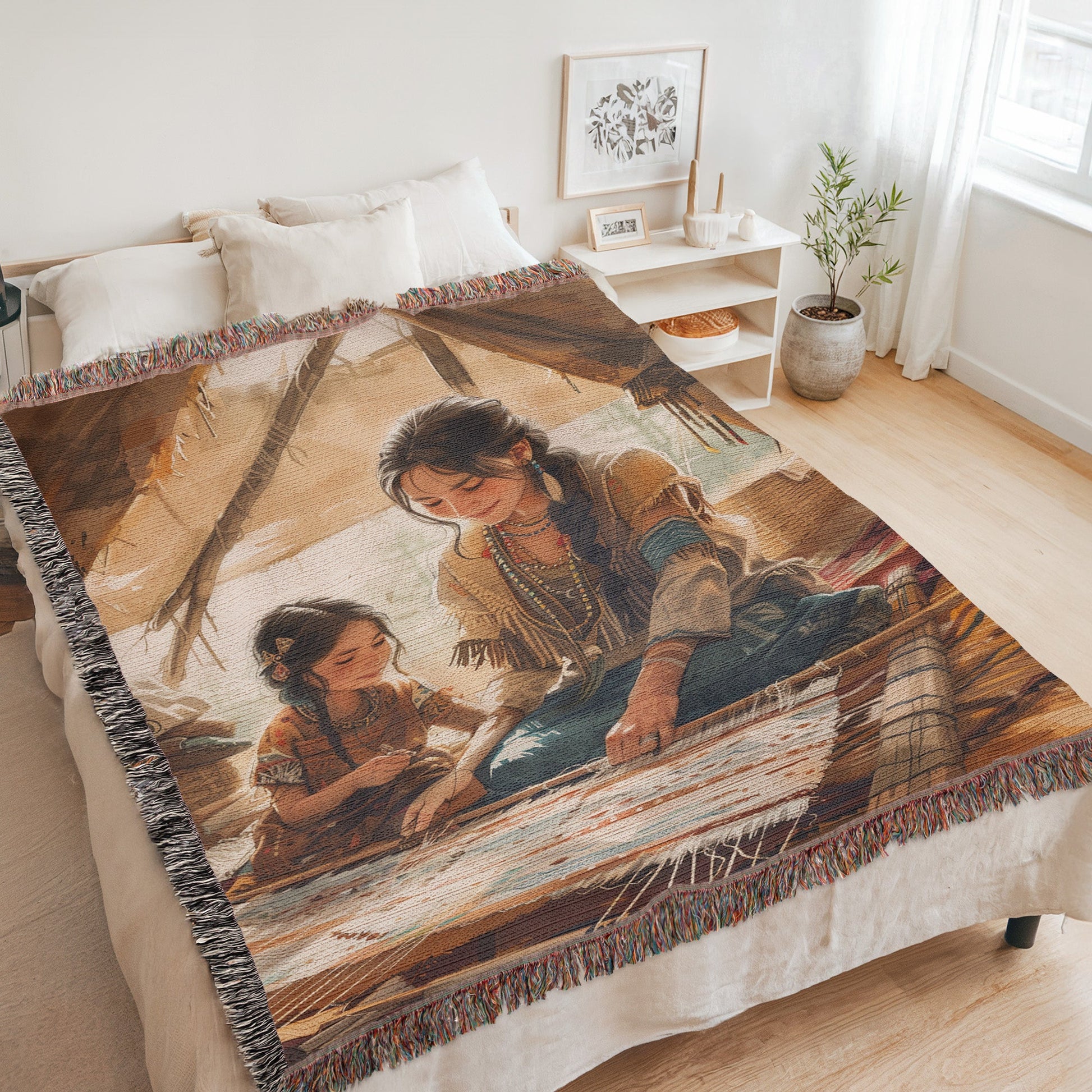 Native Weaver’s Bond Woven Blanket