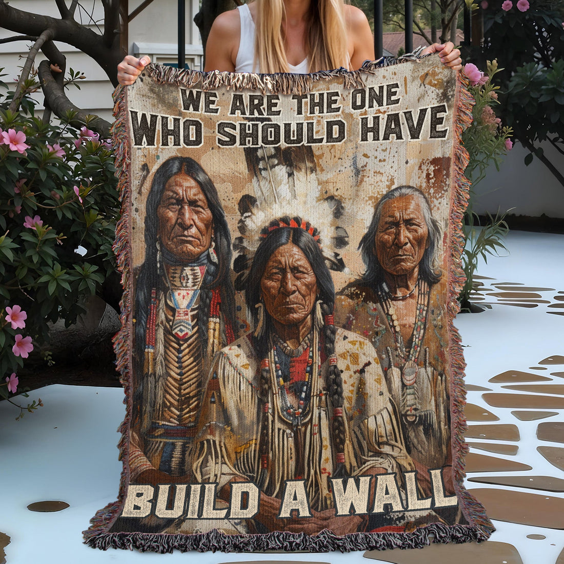 Wall of Heritage Woven Blanket