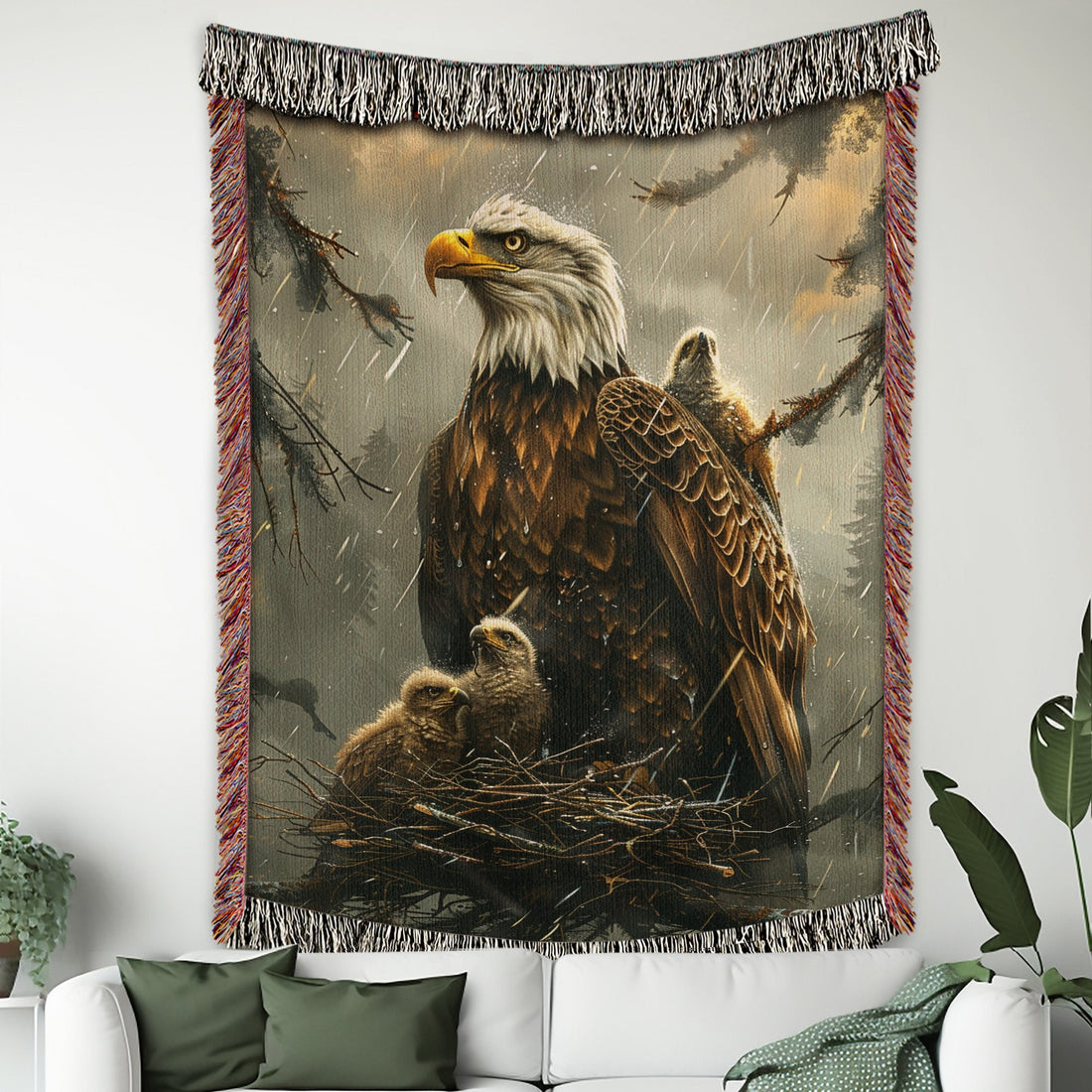 Eagle Protector Woven Blanket